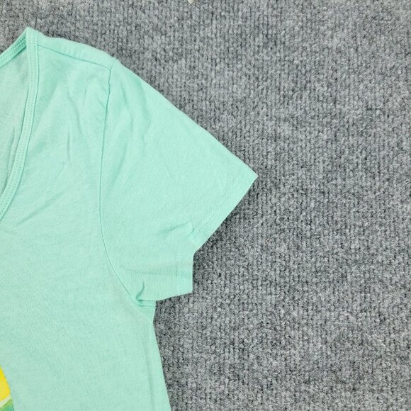 Monterey California Shirt Women's Small Green Life Is Well Graphic Short Sleeve - Picture 4 of 13
